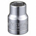 Socket Steel Chrome 9 mm