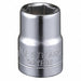 Socket Steel Chrome 10 mm