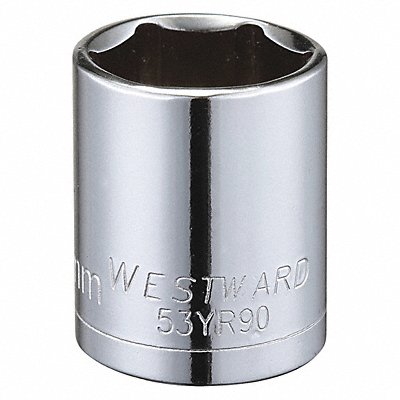 Socket Steel Chrome 18 mm