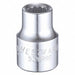 Socket Steel Chrome 9/32 in