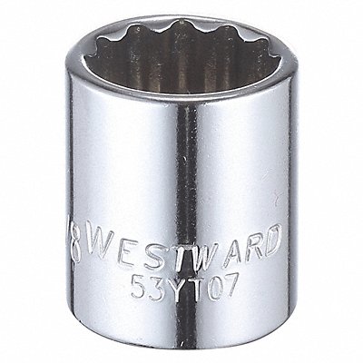 Socket Steel Chrome 5/8 in