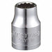 Socket Steel Chrome 8 mm