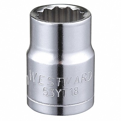 Socket Steel Chrome 10 mm