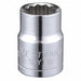 Socket Steel Chrome 10 mm