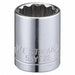 Socket Steel Chrome 14 mm