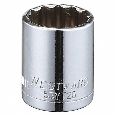 Socket Steel Chrome 18 mm