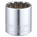 Socket Steel Chrome 23 mm