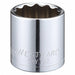 Socket Steel Chrome 24 mm