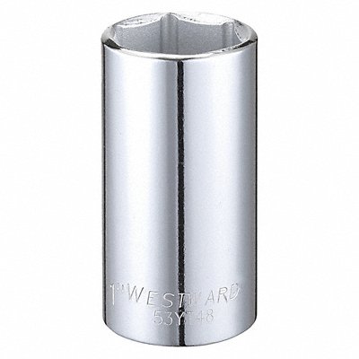 Socket Steel Chrome 1 in