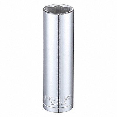 Socket Steel Chrome 13 mm