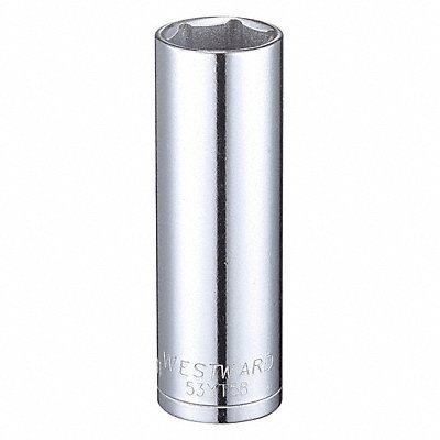 Socket Steel Chrome 15 mm