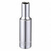 Socket Steel Chrome 1/4 in