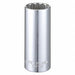 Socket Steel Chrome 3/4 in