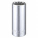 Socket Steel Chrome 13/16 in