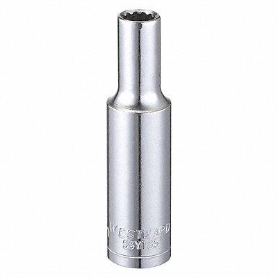 Socket Steel Chrome 7 mm