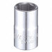 Socket Steel Chrome 9/16 in