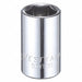 Socket Steel Chrome 5/8 in