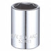 Socket Steel Chrome 3/4 in