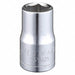 Socket Steel Chrome 13 mm