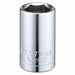 Socket Steel Chrome 15 mm