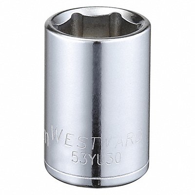 Socket Steel Chrome 18 mm