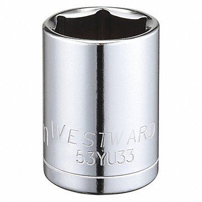 Socket Steel Chrome 21 mm