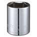 Socket Steel Chrome 25 mm