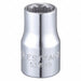 Socket Steel Chrome 7/16 in