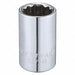 Socket Steel Chrome 5/8 in