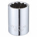 Socket Steel Chrome 3/4 in