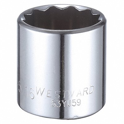 Socket Steel Chrome 1 5/16 in