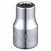 Socket Steel Chrome 10 mm