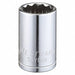 Socket Steel Chrome 17 mm