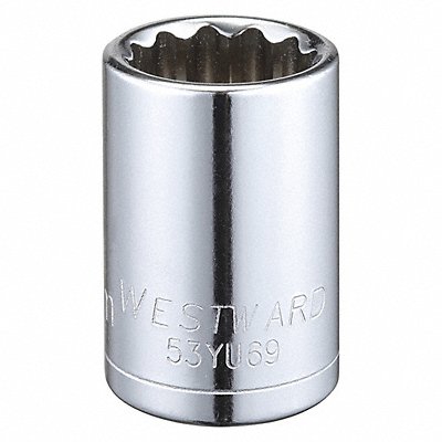 Socket Steel Chrome 18 mm