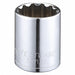 Socket Steel Chrome 25 mm