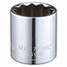 Socket Steel Chrome 30 mm