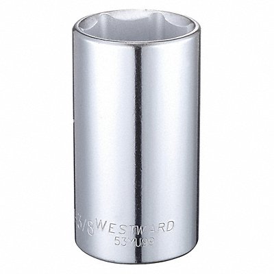 Socket Steel Chrome 1 3/8 in