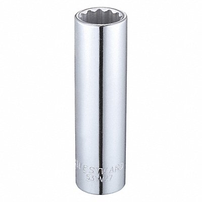 Socket Steel Chrome 5/8 in