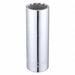 Socket Steel Chrome 13/16 in