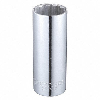 Socket Steel Chrome 15/16 in