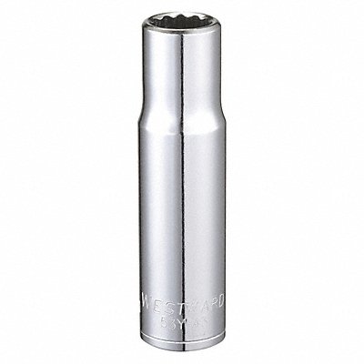 Socket Steel Chrome 13 mm