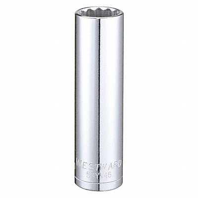 Socket Steel Chrome 16 mm