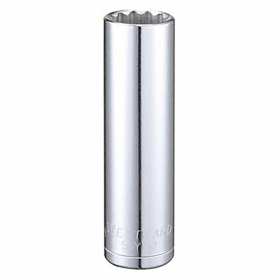 Socket Steel Chrome 17 mm