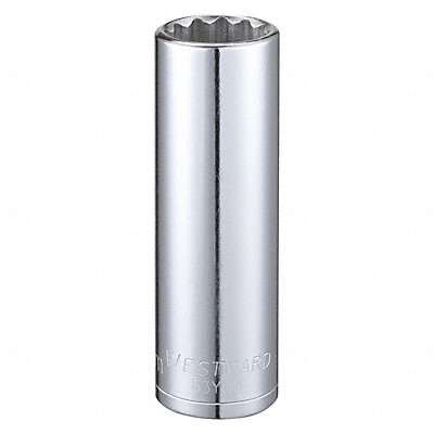 Socket Steel Chrome 19 mm