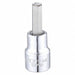 Socket Bit Steel 3/8 in TpSz 1/4 in