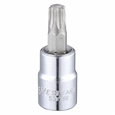 Socket Bit Steel 3/8 in TpSz T45