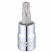 Socket Bit Steel 3/8 in TpSz T45