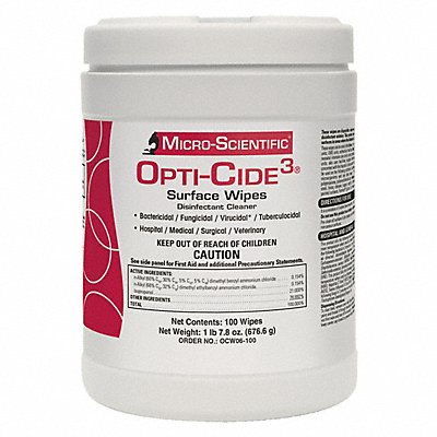 Disinfecting Wipes 100 ct Canister