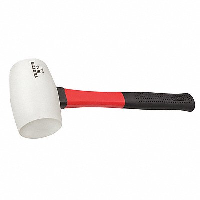 Fibrglass Hnd White Rubber Mallet 16 oz.