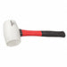 Fibrglass Hnd White Rubber Mallet 16 oz.